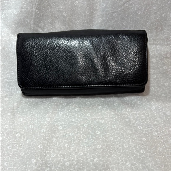 East West Leather Wallet and Checkbook - Picture 1 of 12